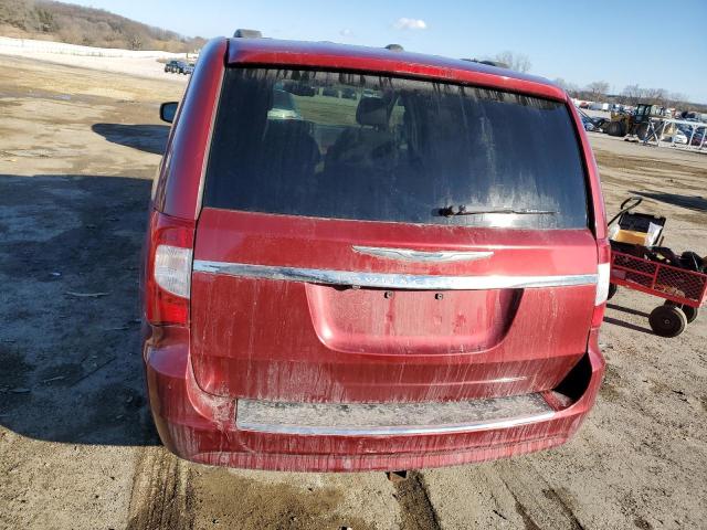 2C4RC1CG9GR177465 - 2016 CHRYSLER TOWN & COU TOURING L RED photo 6