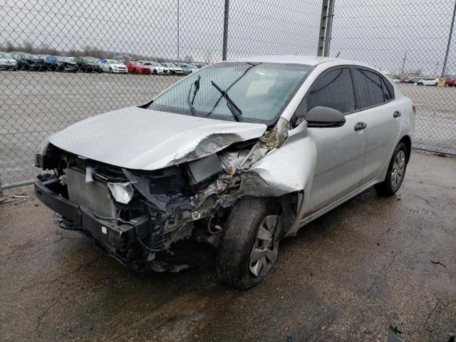 3KPA24ABXJE079840 - 2018 KIA RIO LX SILVER photo 1