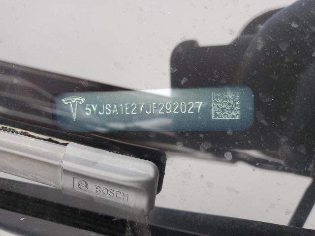 5YJSA1E27JF292027 - 2018 TESLA MODEL S წითელი ფოტო 12