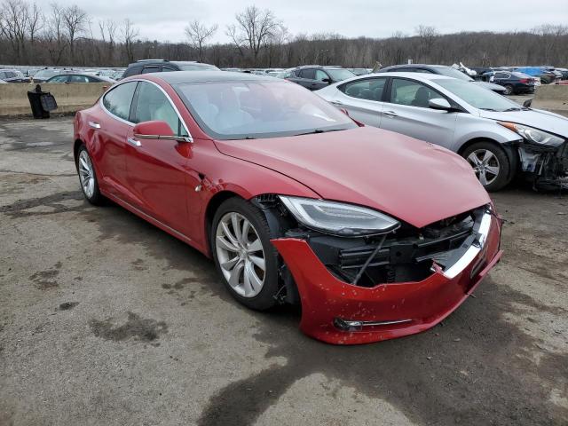 5YJSA1E27JF292027 - 2018 TESLA MODEL S წითელი ფოტო 4