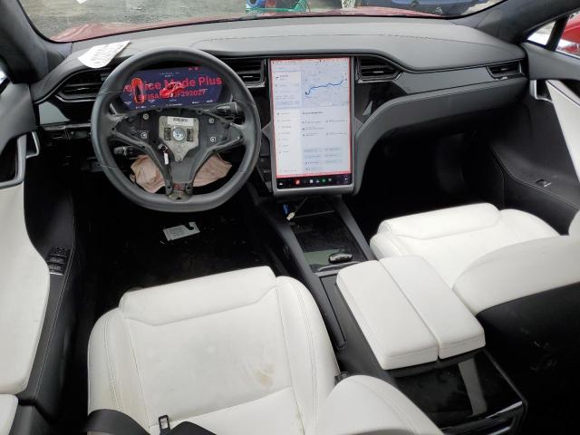 5YJSA1E27JF292027 - 2018 TESLA MODEL S წითელი ფოტო 8
