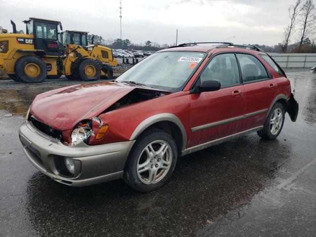 JF1GG68562H816928 - 2002 SUBARU IMPREZA OUTBACK SPORT RED photo 1