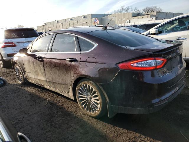 3FA6P0RU1DR335176 - 2013 FORD FUSION TITANIUM HEV PURPLE photo 2