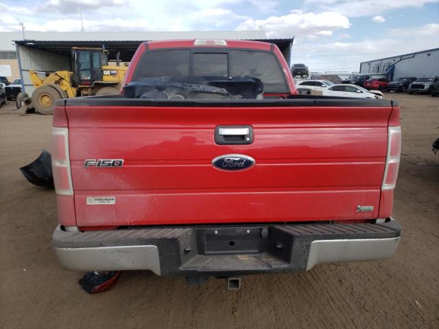 1FTFW1EV9AFB30246 - 2010 FORD F150 SUPERCREW RED photo 6