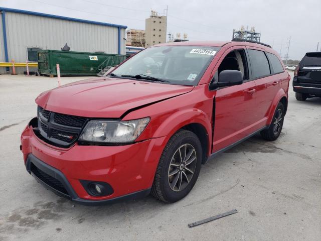 3C4PDCBG8JT526279 - 2018 DODGE JOURNEY SXT RED photo 1