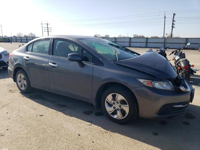 19XFB2F58DE095049 - 2013 HONDA CIVIC LX GRAY photo 4