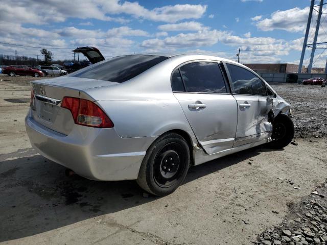 1HGFA16529L010378 - 2009 HONDA CIVIC LX SILVER photo 3