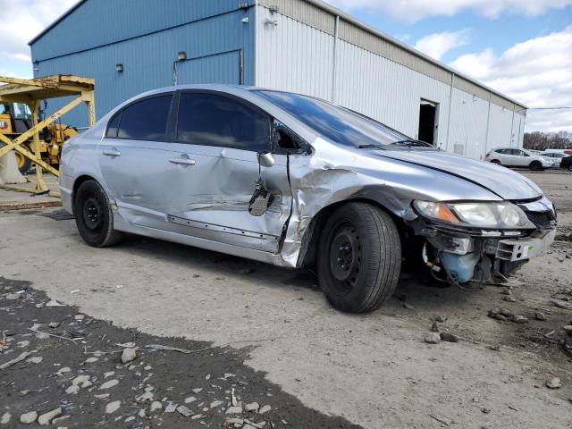 1HGFA16529L010378 - 2009 HONDA CIVIC LX SILVER photo 4