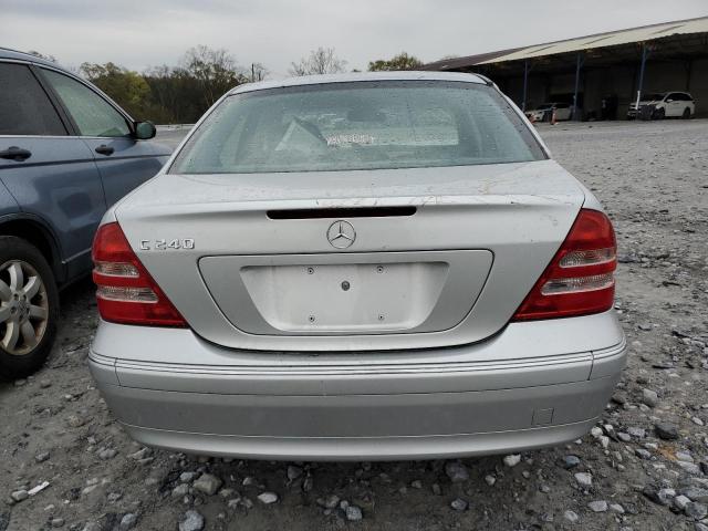 WDBRF61JX4F514567 - 2004 MERCEDES-BENZ C 240 SILVER photo 6