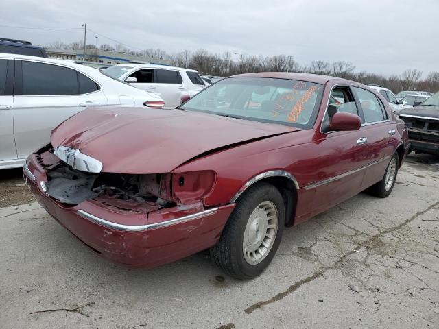 1LNFM81W9WY734626 - 1998 LINCOLN TOWN CAR EXECUTIVE برغندي صورة 1