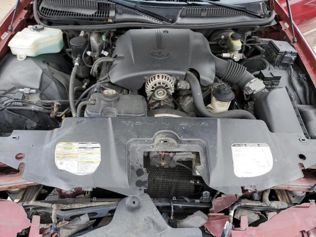 1LNFM81W9WY734626 - 1998 LINCOLN TOWN CAR EXECUTIVE برغندي صورة 11