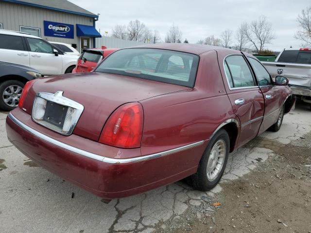 1LNFM81W9WY734626 - 1998 LINCOLN TOWN CAR EXECUTIVE BURGUNDY photo 3