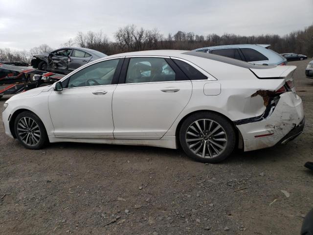 3LN6L5LU5HR606480 - 2017 LINCOLN MKZ HYBRID SELECT WHITE photo 2