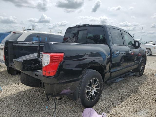 1N6AA1ED0MN527268 - 2021 NISSAN TITAN SV BLACK photo 3