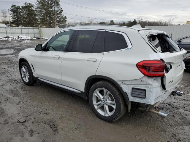 5UXTY5C05L9D42561 - 2020 BMW X3 XDRIVE30I WHITE photo 2