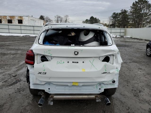 5UXTY5C05L9D42561 - 2020 BMW X3 XDRIVE30I WHITE photo 6