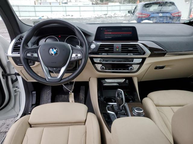 5UXTY5C05L9D42561 - 2020 BMW X3 XDRIVE30I WHITE photo 8