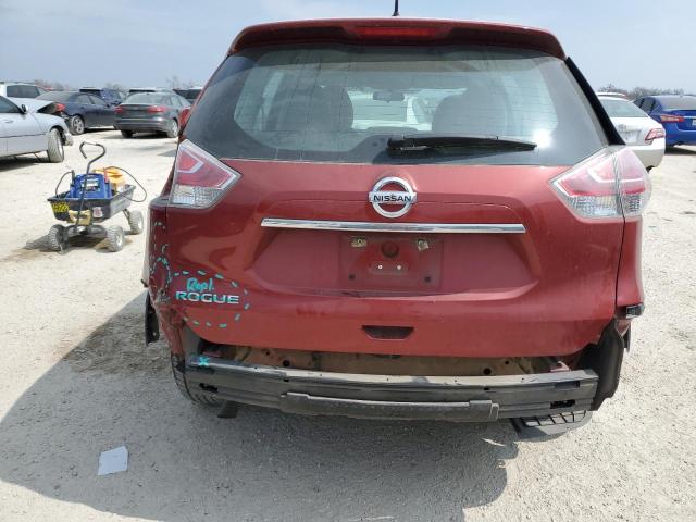 5N1AT2MT6FC927339 - 2015 NISSAN ROGUE S RED photo 6