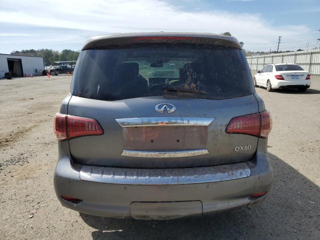 JN8AZ2NF7F9572842 - 2015 INFINITI QX80 GRAY photo 6