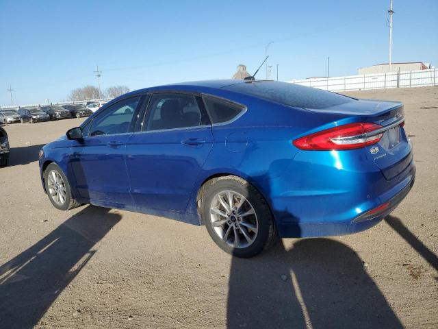 3FA6P0HD9HR190069 - 2017 FORD FUSION SE BLUE photo 2