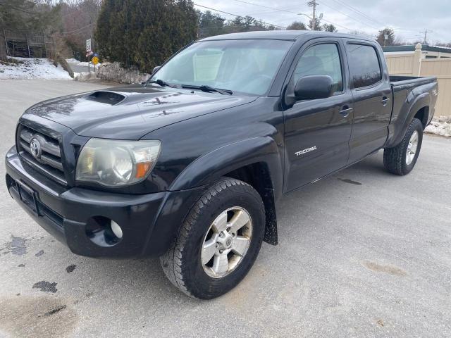 5TEMU4FNXAZ678028 - 2010 TOYOTA TACOMA DOUBLE CAB LONG BED BLACK photo 1