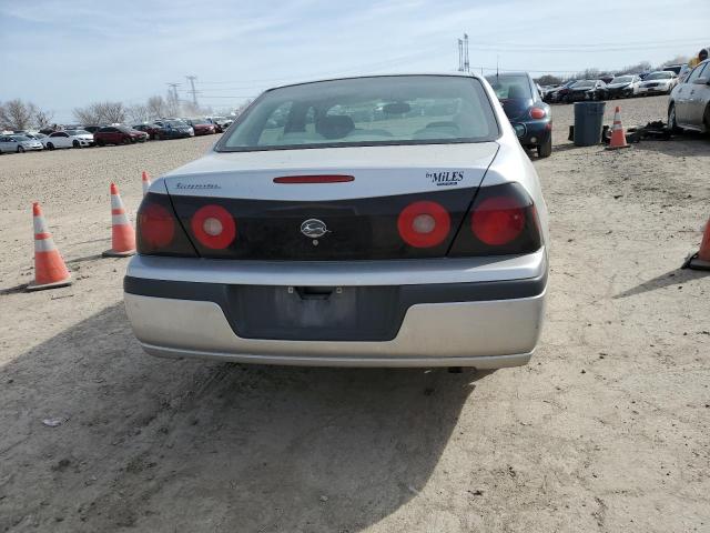 2G1WF55K259360134 - 2005 CHEVROLET IMPALA SILVER photo 6