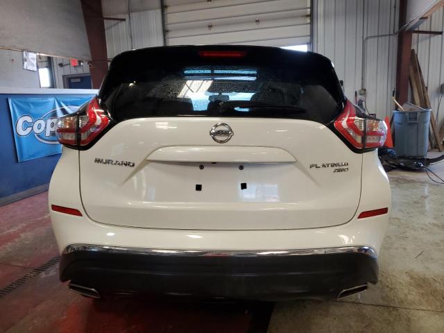 5N1AZ2MH0FN287014 - 2015 NISSAN MURANO S WHITE photo 6