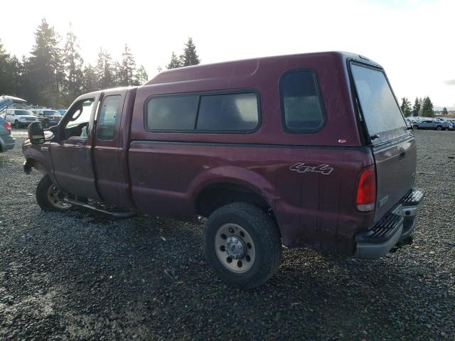 1FTSX21536ED30821 - 2006 FORD F250 SUPER DUTY MAROON photo 2