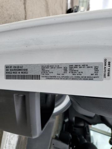 3C6LRVDG8ME514240 - 2021 RAM PROMASTER 2500 HIGH Ақ фото 12