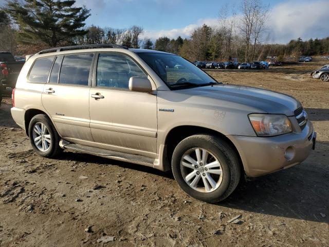 JTEEW21AX60028786 - 2006 TOYOTA HIGHLANDER HYBRID GOLD photo 4