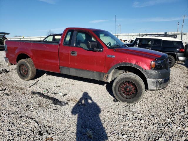 1FTRF12258KD95934 - 2008 FORD F150 RED photo 4