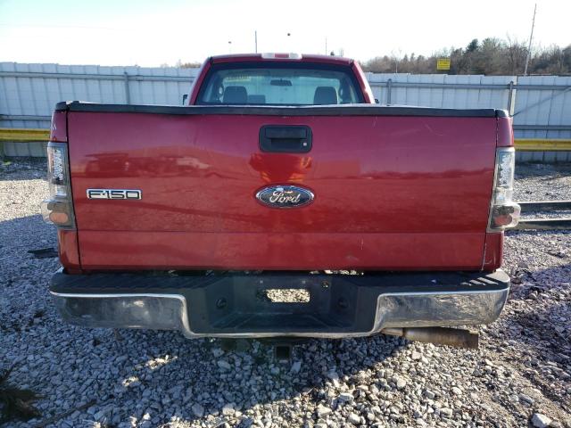 1FTRF12258KD95934 - 2008 FORD F150 RED photo 6