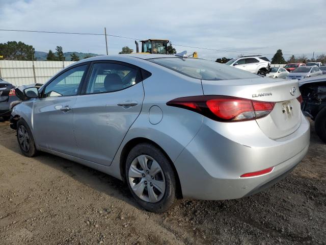 5NPDH4AE2GH696949 - 2016 HYUNDAI ELANTRA SE SILVER photo 2