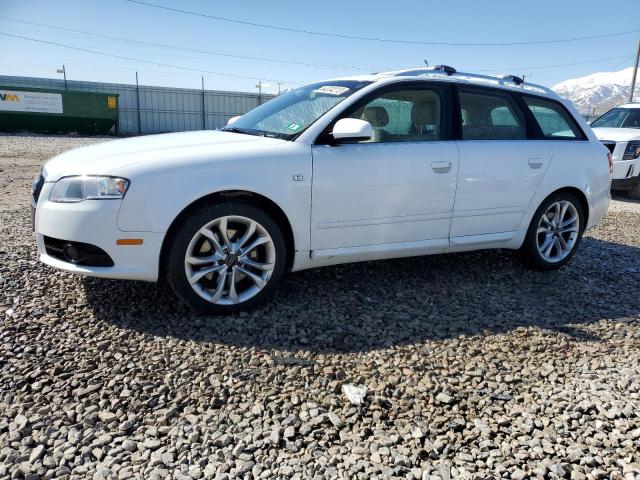 WAUKF78E48A159039 - 2008 AUDI A4 2.0T AVANT QUATTRO WHITE photo 1