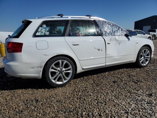 WAUKF78E48A159039 - 2008 AUDI A4 2.0T AVANT QUATTRO WHITE photo 3