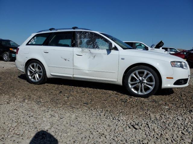 WAUKF78E48A159039 - 2008 AUDI A4 2.0T AVANT QUATTRO WHITE photo 4