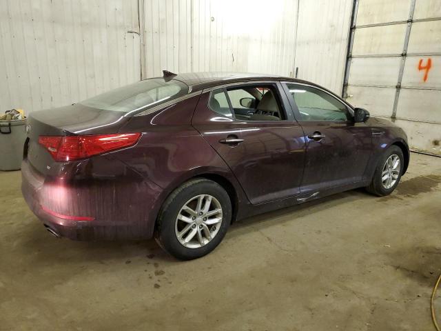 5XXGM4A77DG249423 - 2013 KIA OPTIMA LX MAROON photo 3