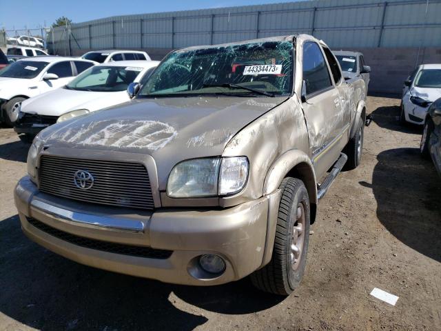 5TBRT34193S399746 - 2003 TOYOTA TUNDRA ACCESS CAB SR5 GOLD photo 1