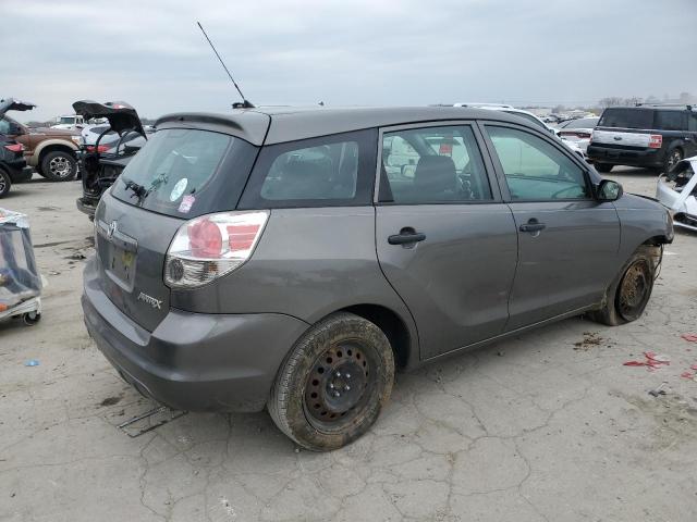 2T1KR32E38C701349 - 2008 TOYOTA COROLLA MA XR GRAY photo 3