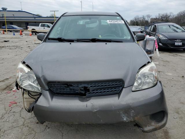 2T1KR32E38C701349 - 2008 TOYOTA COROLLA MA XR GRAY photo 5