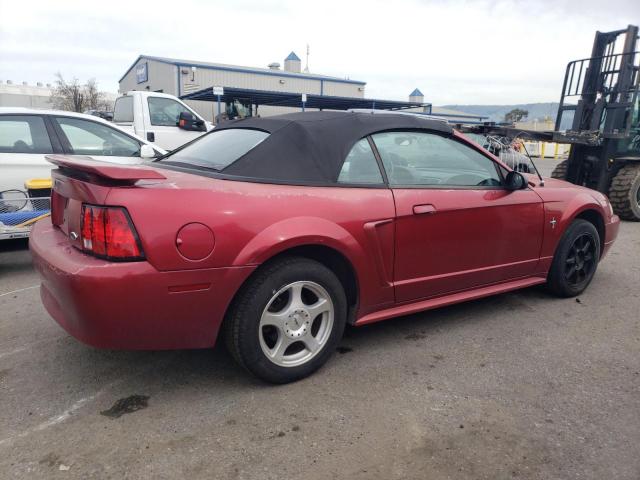 1FAFP44483F436791 - 2003 FORD MUSTANG RED photo 3