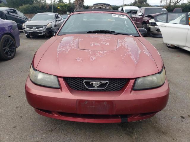 1FAFP44483F436791 - 2003 FORD MUSTANG RED photo 5