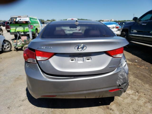 KMHDH4AE3BU161624 - 2011 HYUNDAI ELANTRA GLS GRAY photo 6