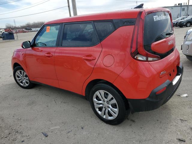 KNDJ23AU8N7156920 - 2022 KIA SOUL LX RED photo 2