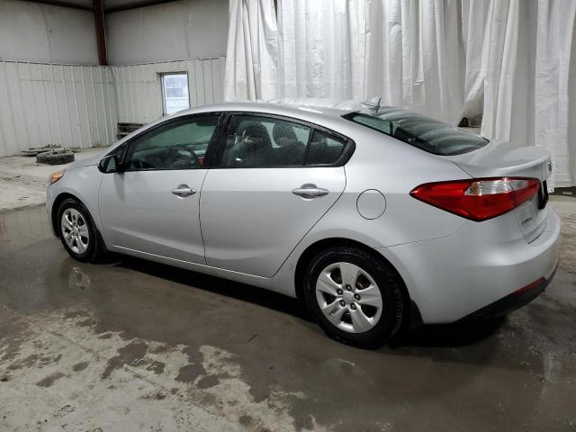 KNAFK4A63F5421184 - 2015 KIA FORTE LX SILVER photo 2