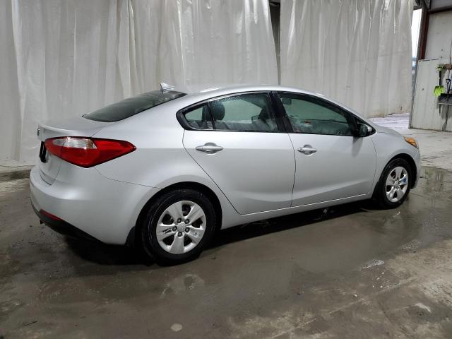 KNAFK4A63F5421184 - 2015 KIA FORTE LX SILVER photo 3