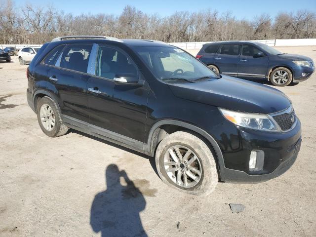 5XYKTCA65EG539218 - 2014 KIA SORENTO LX BLACK photo 4