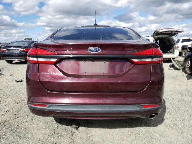 3FA6P0G71HR343748 - 2017 FORD FUSION S BURGUNDY photo 6