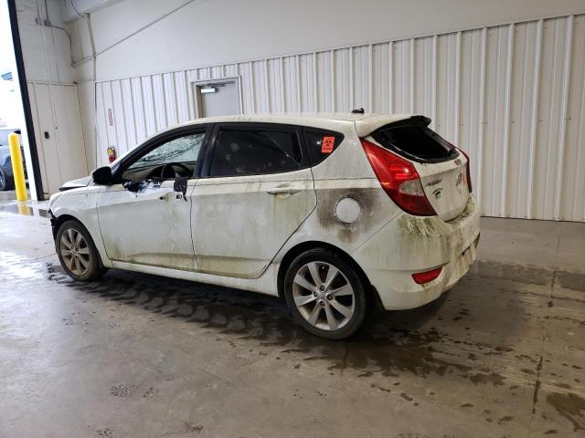 KMHCU5AE7CU016052 - 2012 HYUNDAI ACCENT GLS WHITE photo 2