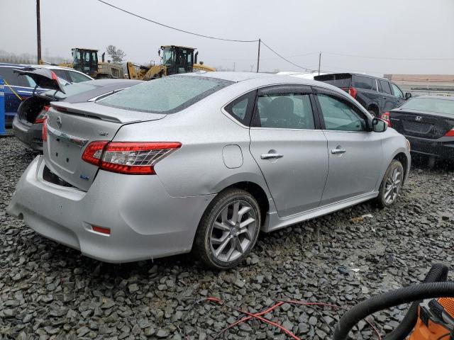 3N1AB7AP4EY316410 - 2014 NISSAN SENTRA S SILVER photo 3